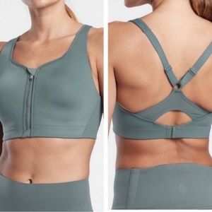 Athleta Advance Zip Front Bra